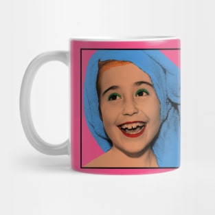 Young Girl Pop Art Mug